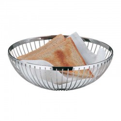 Öztiryakiler Paslanmaz Çelik Oval Ekmek Sepeti, 17.5 cm - Öztiryakiler