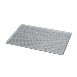 Öztiryakiler Perforated Aluminium Uncoated Italian Pan, 53x32.5 cm - Öztiryakiler