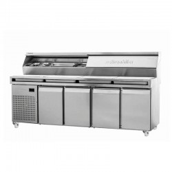 Öztiryakiler 4 Kapılı Pizza Hazırlık Dolabı, 240x80 cm - Öztiryakiler