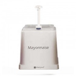 Öztiryakiler Plastic Mayonnaise Pump, White - Öztiryakiler