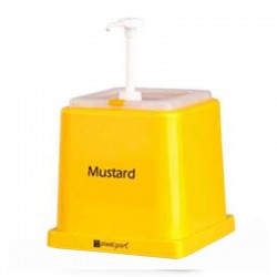 Öztiryakiler Plastic Mustard Pump, Yellow - Öztiryakiler