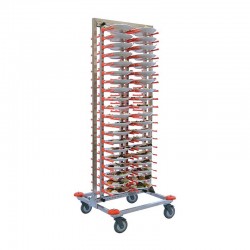 Öztiryakiler Plate Trolley, 125 Plates, 72x72x182 cm - Öztiryakiler
