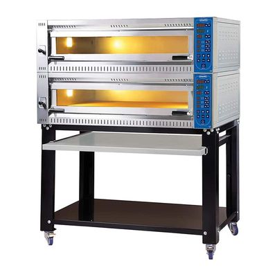 Öztiryakiler PROFI 10570 34 cm x 6 Pizza Kapasiteli Çift Katlı Tezgahlı Pide Pizza Lahmacun Fırını - 1