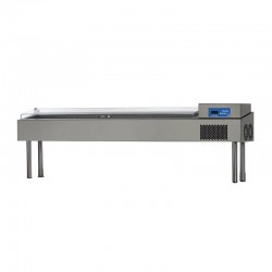 Öztiryakiler PZ35 E3 High Plexiglass Covered Pizza Preparation Table - Öztiryakiler