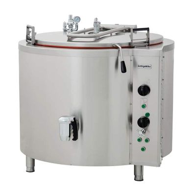 Öztiryakiler Sabit Model İndirekt Kaynatma Tenceresi, 300 L, Elektrikli - 1