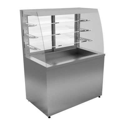 Öztiryakiler Self Servis Teşhir Dolabı, Nötr, 320 L - 1