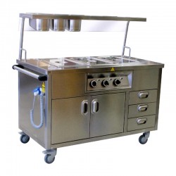 Öztiryakiler Подставка для сервировки подвижная Bain-marie, электрическая - Öztiryakiler