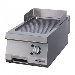 Öztiryakiler Set Top Corrugated Grill Plate, 40x90 cm, Chrome, Electric - Öztiryakiler