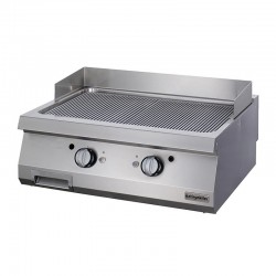 Öztiryakiler Set Top Corrugated Grill Plate, 80x90 cm, Chrome, Gas - Öztiryakiler