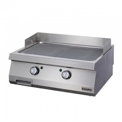 Öztiryakiler Set Top Corrugated Grill Plate, 80x90 cm, Electric - Öztiryakiler