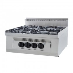 Öztiryakiler Set Top Four Cast Iron Cooker, 80x65 cm, Gas - Öztiryakiler