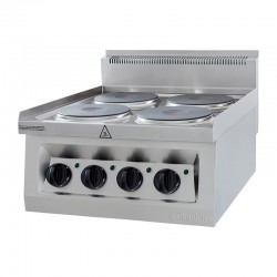 Öztiryakiler Set Top Four Hob, 60x65 cm, Electric - Öztiryakiler