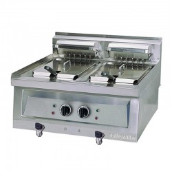 Öztiryakiler Set-top Fryer with Lift, 8+8 L, Electric - Öztiryakiler