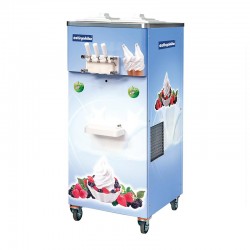 Öztiryakiler Set Top Ice Cream and Frozen Yoghurt Maker with 3 Arm Mixer, 11+11 L - Öztiryakiler