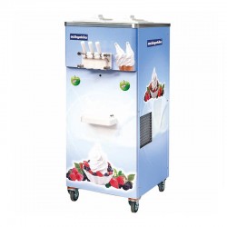 Öztiryakiler Set Top Ice Cream and Frozen Yogurt Maker with 3 Arm Pump Mixer, 11+11 L - Öztiryakiler