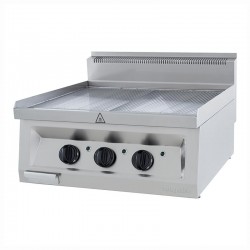 Öztiryakiler Set Top Ship Type Corrugated Grill, 65x70x30 cm, Electric - Öztiryakiler