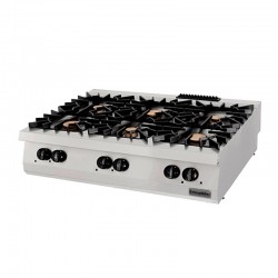 Öztiryakiler Set Top Six Hob, 120x90x30 cm, Gas - Öztiryakiler