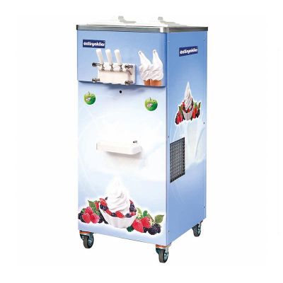 Öztiryakiler Set Üstü Dondurma ve Frozen Yoğurt Makinesi, 15+15 L - 1