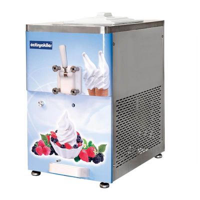 Öztiryakiler Set Üstü Tek Kollu Dondurma ve Frozen Yoğurt Makinesi, 15 L - 1
