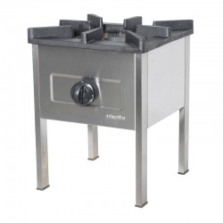 Öztiryakiler Single Burner Floor Hob, 40x40 cm, Gas - Öztiryakiler