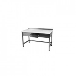 Öztiryakiler Single Drawer Work Bench with Polyethylene Top, 190x60 cm - Öztiryakiler