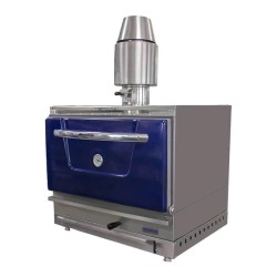 Öztiryakiler Solid Fuel Cooker without Cabinet, 686x830x1242 mm, Blue - Öztiryakiler