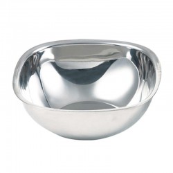 Öztiryakiler Square Stainless Steel Bowl, 11x11 cm - Öztiryakiler