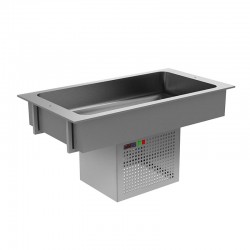 Öztiryakiler Stainless Built-in Cold Pool, 2 GN, 45 L - Öztiryakiler