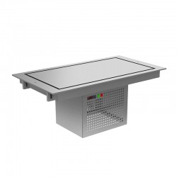 Öztiryakiler Stainless Built-in Cold Surface, 2 GN, 90 cm - Öztiryakiler