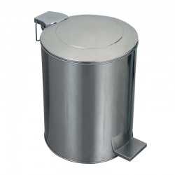 Öztiryakiler Stainless Steel Industrial Type Waste Bin with Pedal, 104 L - Öztiryakiler