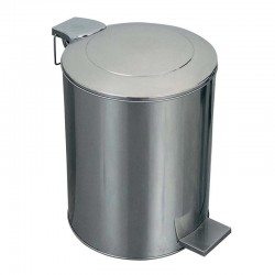 Öztiryakiler Stainless Steel Industrial Type Waste Bin with Pedal, 78 L - Öztiryakiler
