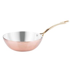 Öztiryakiler Stainless Wok Pan, 20 cm, Copper - Öztiryakiler