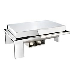 Öztiryakiler Standing Rectangular Chafing Dish, GN 1-1, 9 L, Gel Fuelled - Öztiryakiler