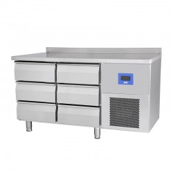 Öztiryakiler TA 260 NMV Horizontal Bench Type Refrigerator, 6 Drawers, 252 L - Öztiryakiler