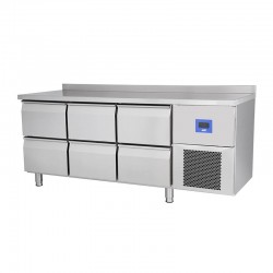 Öztiryakiler TA 360 LMV Horizontal Bench Type Deep Freezer, 6 Drawers, 380 L - Öztiryakiler