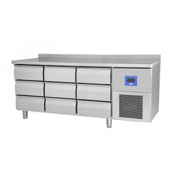 Öztiryakiler TA 370 NMV E3 Horizontal Refrigerator, 9 Drawers, 457 L - Öztiryakiler