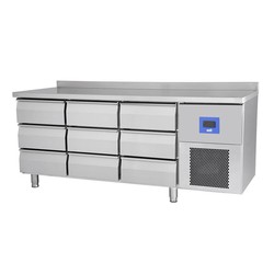 Öztiryakiler TA 370 NMV Horizontal Type 9 Drawer Refrigerator - Öztiryakiler