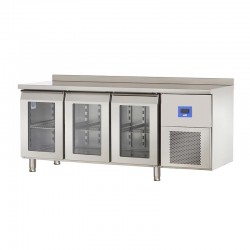 Öztiryakiler TA 370 NMV Horizontal Type Refrigerator, 3 Glass Doors, 457 L - Öztiryakiler