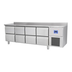Öztiryakiler TA 470 NMV Horizontal Bench Type 8 Drawer Refrigerator - Öztiryakiler