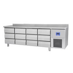 Öztiryakiler TA 470 NMV Horizontal Type 12 Drawer Refrigerator - Öztiryakiler