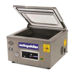Öztiryakiler Vacuum Machine with Double Sealing Jaws, 60x60x50 cm - Öztiryakiler