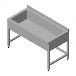 Öztiryakiler Work Bench with Filtering Pool, 120x60 cm - Öztiryakiler