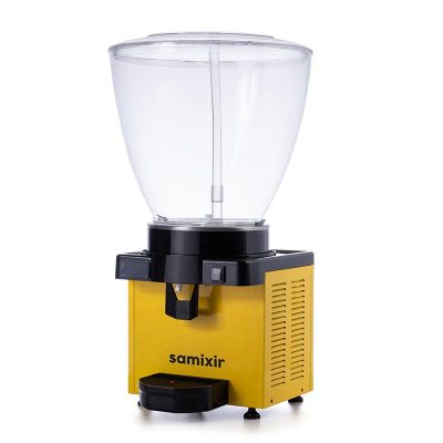 Samixir S40 Panaromik Dijital Soğuk İçecek Dispenseri, 40 L, Sarı - Samixir