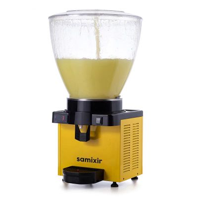 Samixir S40 Panaromik Dijital Soğuk İçecek Dispenseri, 40 L, Sarı - Samixir