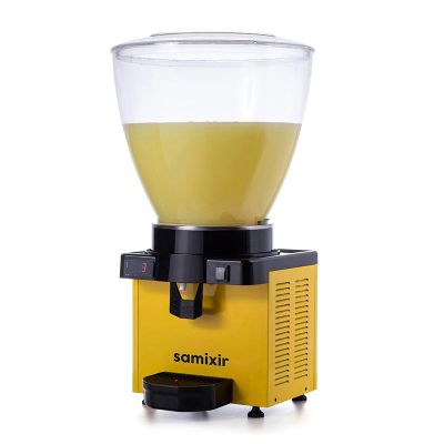 Samixir M40 Panaromik Dijital Soğuk İçecek Dispenseri, 40 L, Sarı - Samixir
