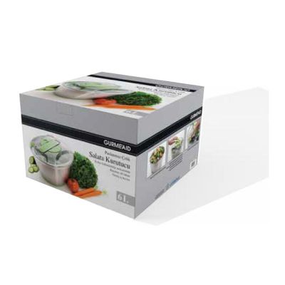 Gurmeaid Paslanmaz Çelik Salata Kurutucu, 6 L - 2