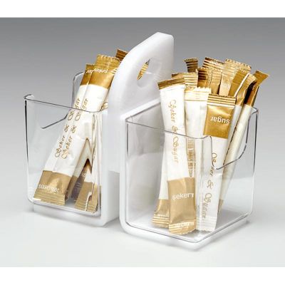 Zicco ZCP-685 Polikarbon 2'li Çubuk Poşet Şekerlik, 13x7 cm - Zicco