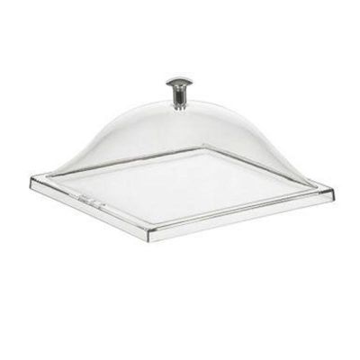 Bora Plastik Kare Polikarbonat Kapak, 15.7x15.7 cm - 1