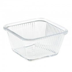 Bora Plastik Kare Mini Sosluk, Polikarbonat, 5.5 cm, Şeffaf - Bora Plastik