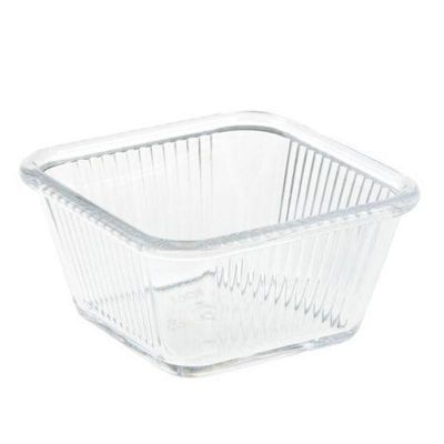 Bora Plastik Kare Mini Sosluk, Polikarbonat, 5.5 cm, Şeffaf - 1